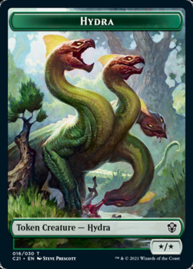 Hydra // Boar Token [Commander 2021 Tokens] | Tabernacle Games