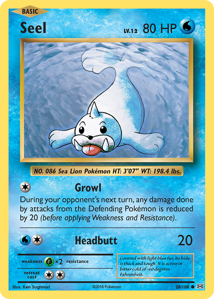 Seel (28/108) [XY: Evolutions] | Tabernacle Games