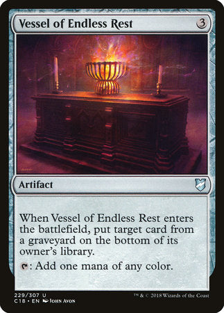Vessel of Endless Rest [Commander 2018] | Tabernacle Games