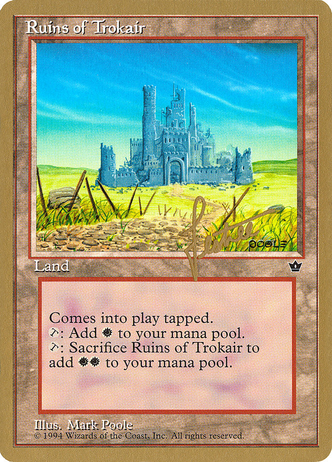 Ruins of Trokair (Bertrand Lestree) [Pro Tour Collector Set] | Tabernacle Games