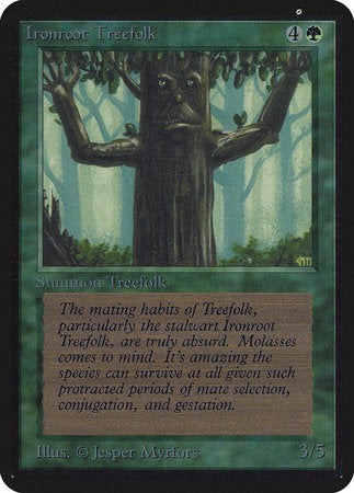 Ironroot Treefolk [Limited Edition Alpha] | Tabernacle Games