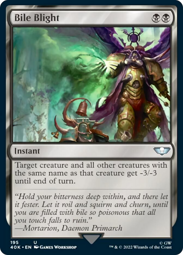 Bile Blight (Surge Foil) [Universes Beyond: Warhammer 40,000] | Tabernacle Games