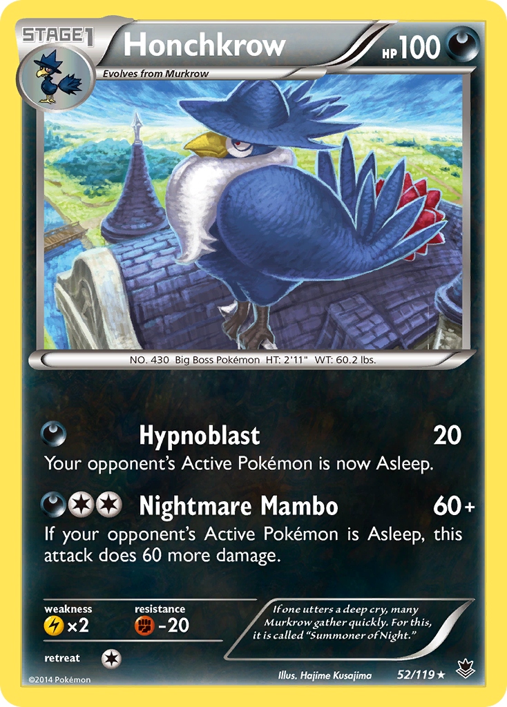 Honchkrow (52/119) [XY: Phantom Forces] | Tabernacle Games