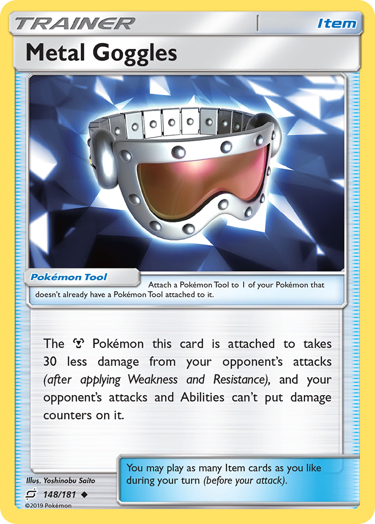 Metal Goggles (148/181) [Sun & Moon: Team Up] | Tabernacle Games