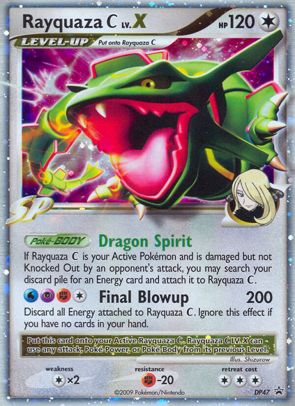 Rayquaza C LV.X (DP47) [Diamond & Pearl: Black Star Promos] | Tabernacle Games