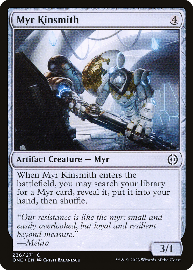 Myr Kinsmith [Phyrexia: All Will Be One] | Tabernacle Games