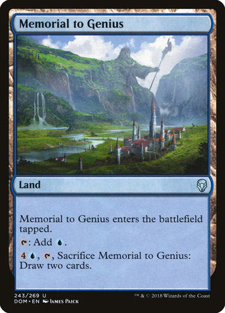 Memorial to Genius [Dominaria] | Tabernacle Games