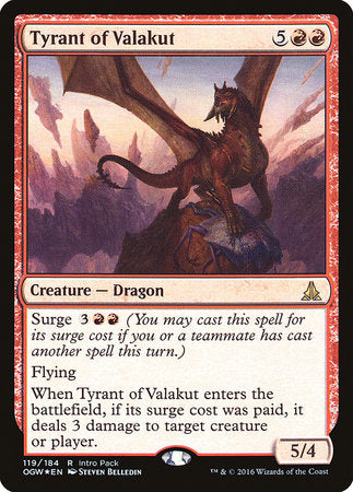 Tyrant of Valakut [Oath of the Gatewatch Promos] | Tabernacle Games