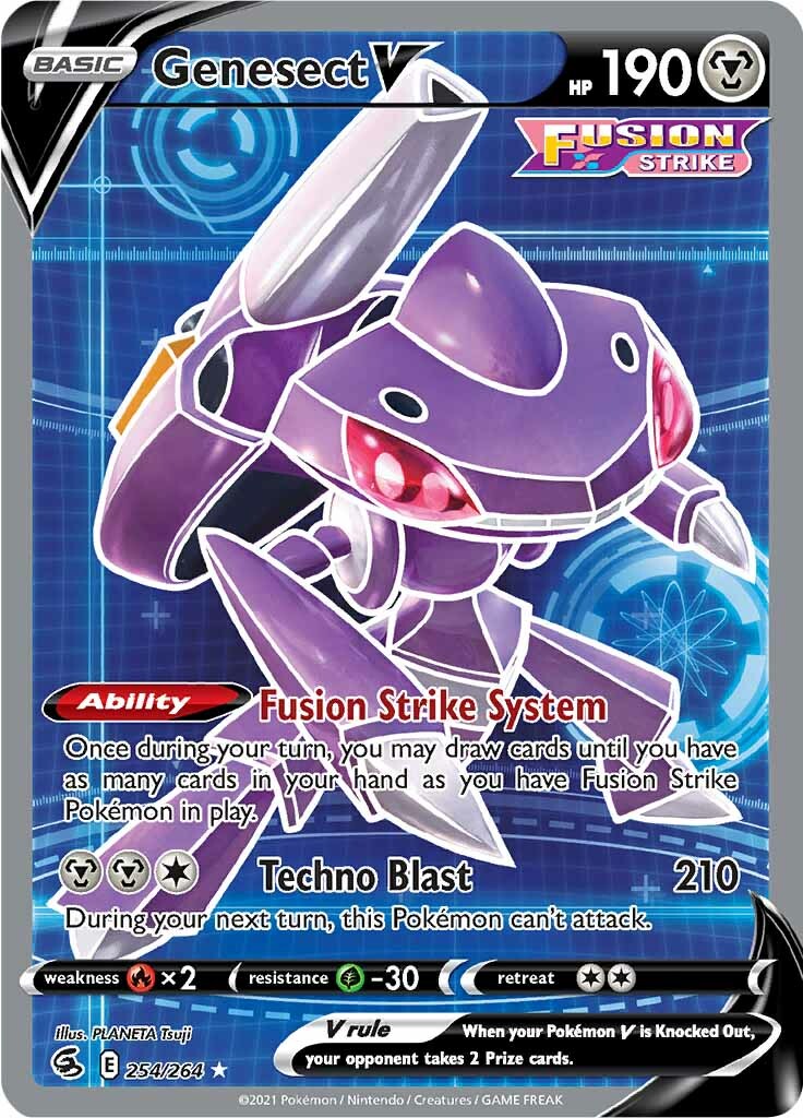 Genesect V (254/264) [Sword & Shield: Fusion Strike] | Tabernacle Games