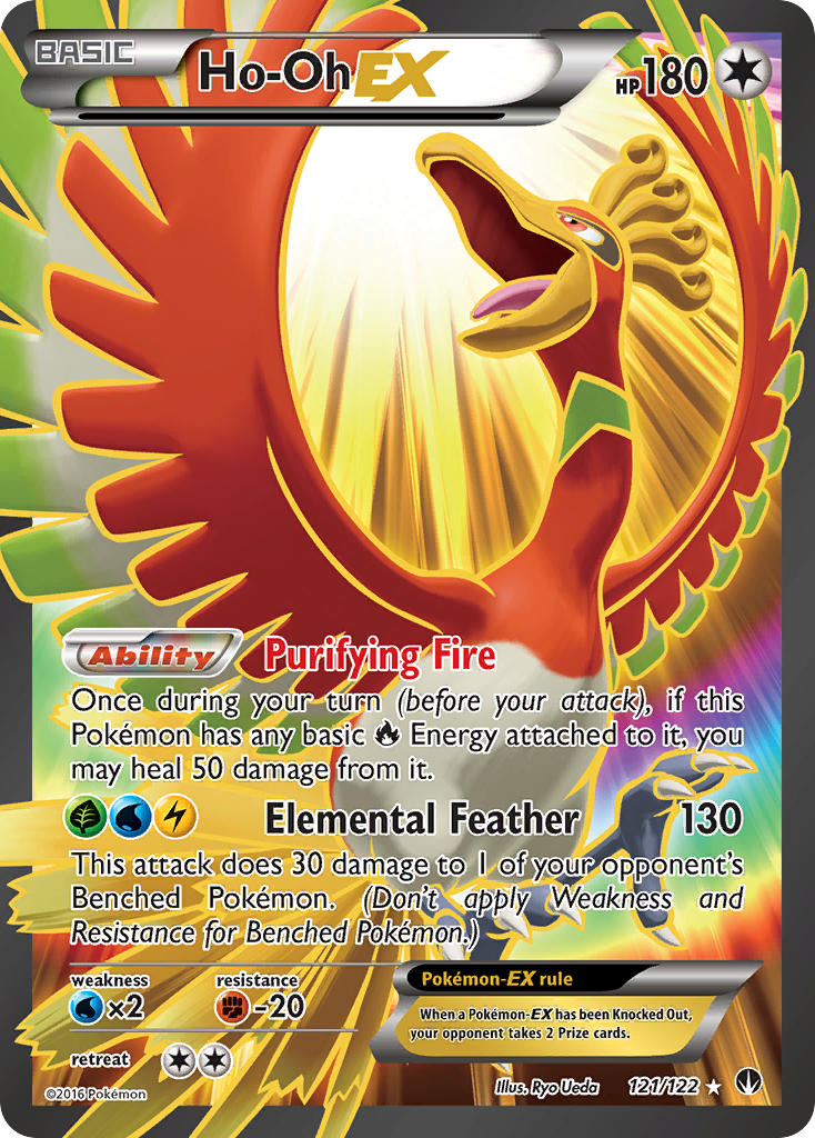 Ho-Oh EX (121/122) [XY: BREAKpoint] | Tabernacle Games