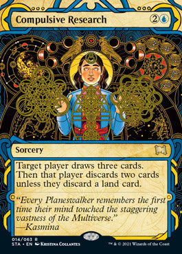 Compulsive Research (Etched Foil) [Strixhaven Mystical Archive] | Tabernacle Games