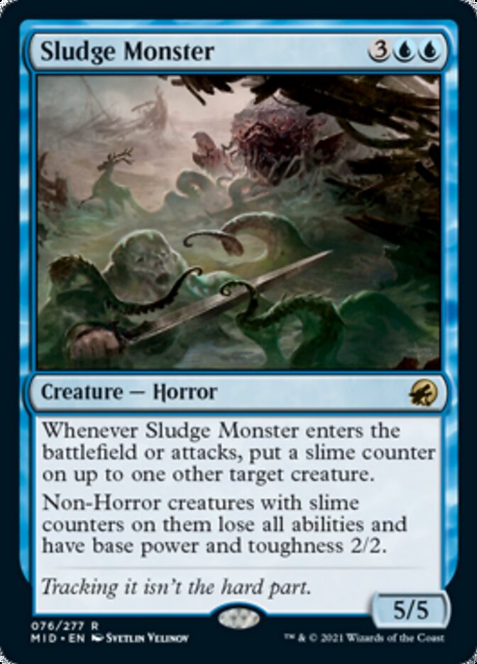 Sludge Monster [Innistrad: Midnight Hunt] | Tabernacle Games