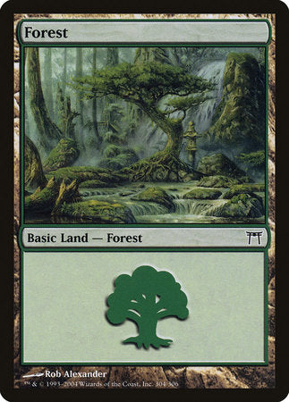 Forest (304) [Champions of Kamigawa] | Tabernacle Games