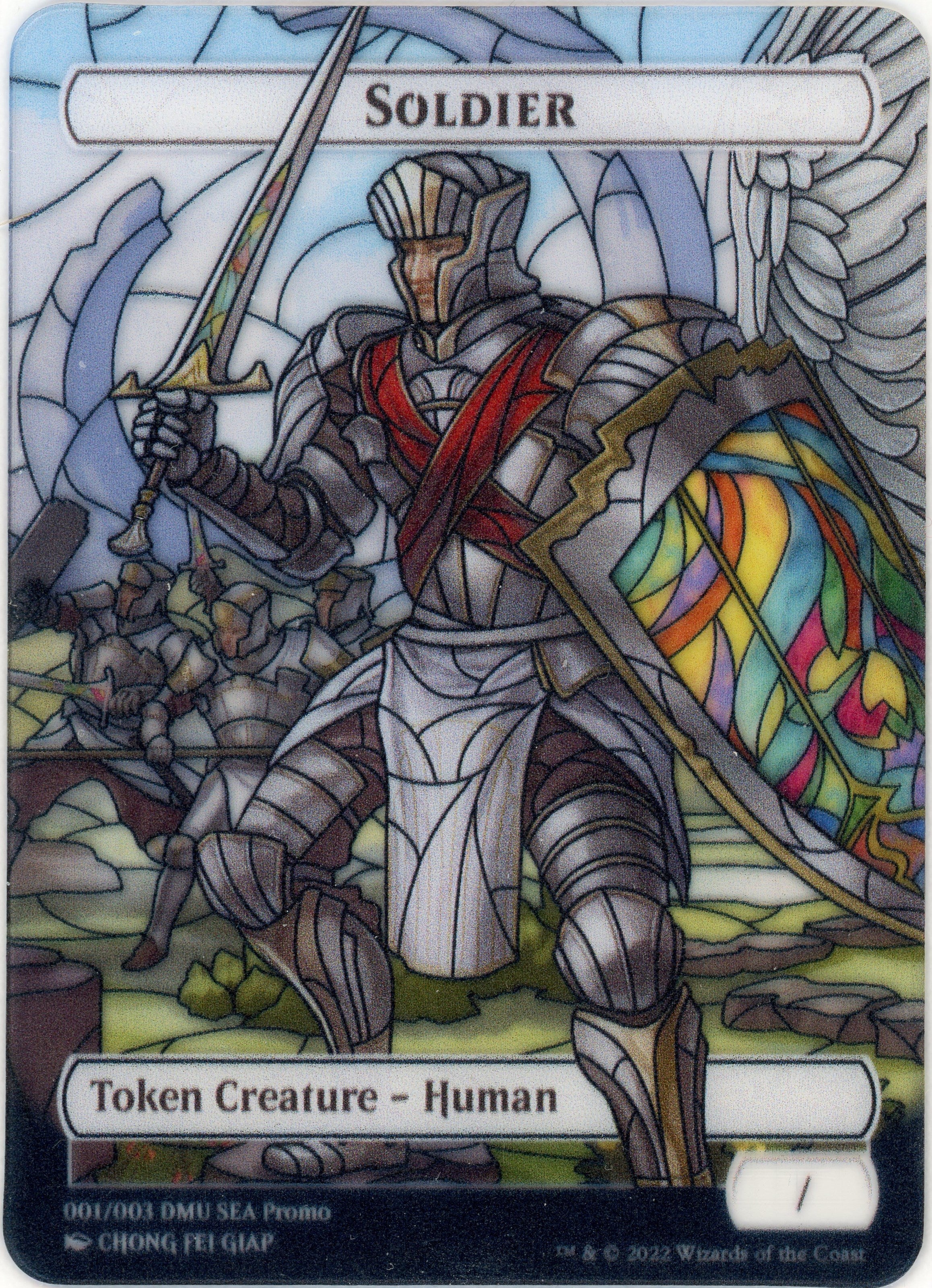 Soldier Token (SEA Exclusive) [Dominaria United Tokens] | Tabernacle Games