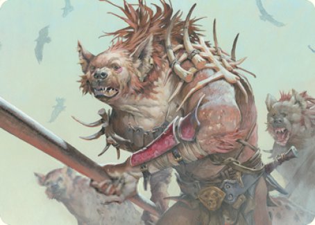 Gnoll Art Card [Dungeons & Dragons: Adventures in the Forgotten Realms Art Series] | Tabernacle Games