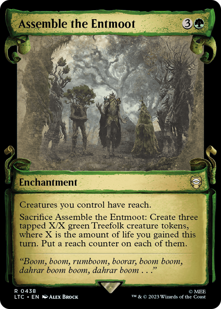 Assemble the Entmoot [The Lord of the Rings: Tales of Middle-Earth Commander Showcase Scrolls] | Tabernacle Games