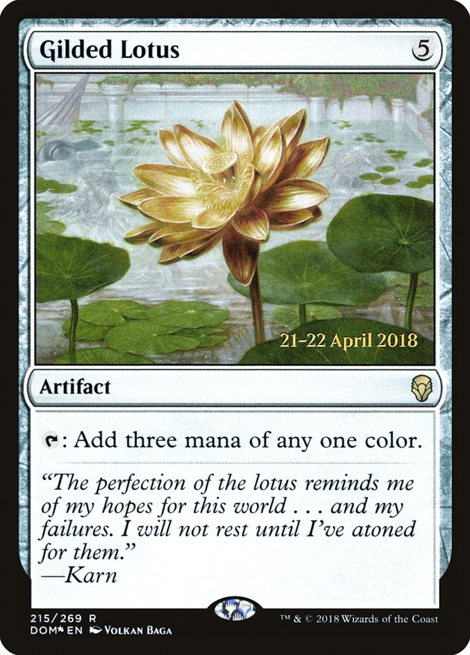 Gilded Lotus  [Dominaria Prerelease Promos] | Tabernacle Games