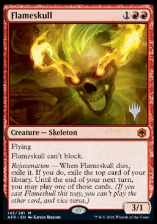 Flameskull (Promo Pack) [Dungeons & Dragons: Adventures in the Forgotten Realms Promos] | Tabernacle Games