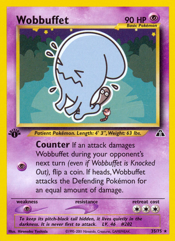Wobbuffet (35/75) [Neo Discovery 1st Edition] | Tabernacle Games