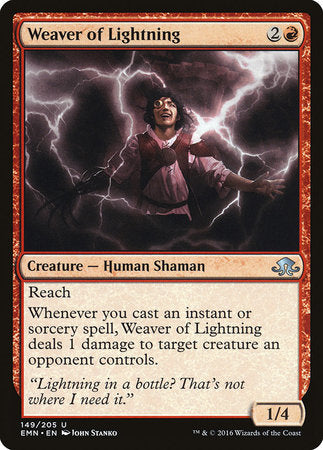 Weaver of Lightning [Eldritch Moon] | Tabernacle Games