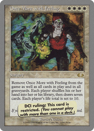 Once More with Feeling [Unglued] | Tabernacle Games