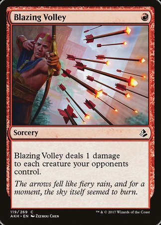 Blazing Volley [Amonkhet] | Tabernacle Games