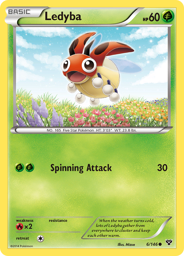 Ledyba (6/146) [XY: Base Set] | Tabernacle Games