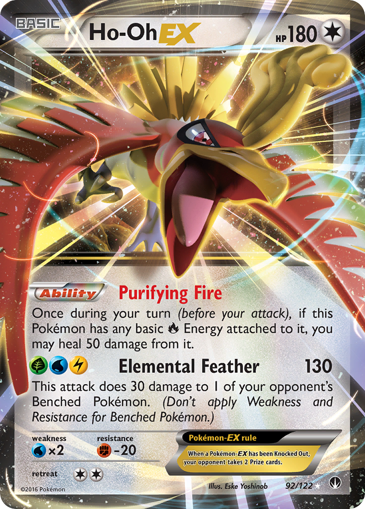 Ho-Oh EX (92/122) [XY: BREAKpoint] | Tabernacle Games