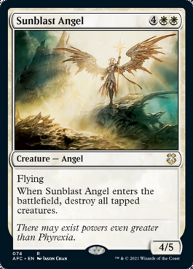 Sunblast Angel [Dungeons & Dragons: Adventures in the Forgotten Realms Commander] | Tabernacle Games