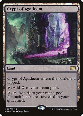 Crypt of Agadeem [Commander 2014] | Tabernacle Games