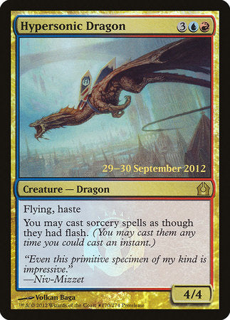 Hypersonic Dragon [Return to Ravnica Promos] | Tabernacle Games