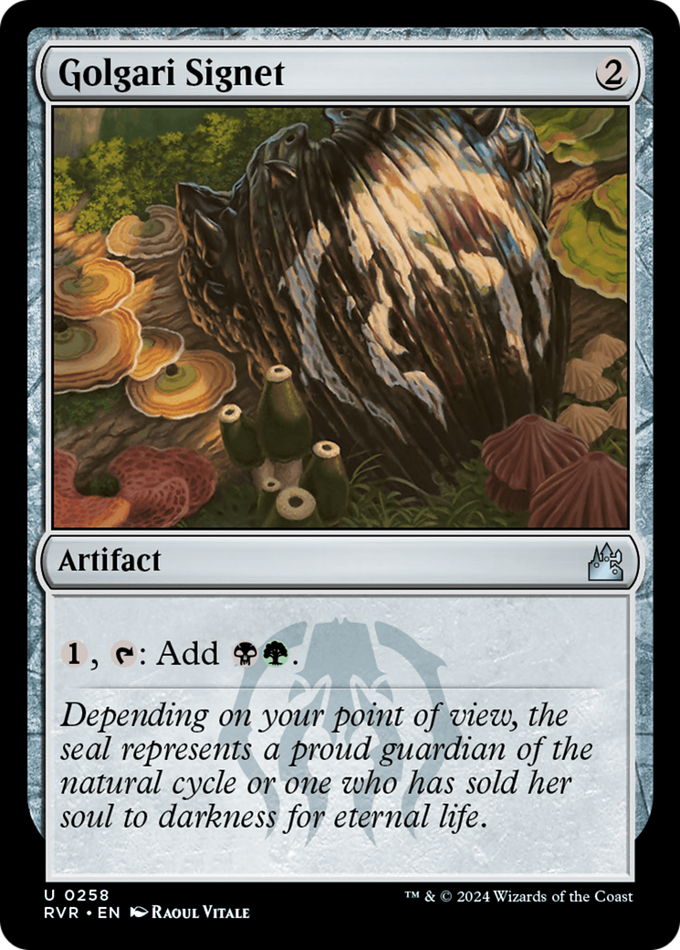 Golgari Signet [Ravnica Remastered] | Tabernacle Games