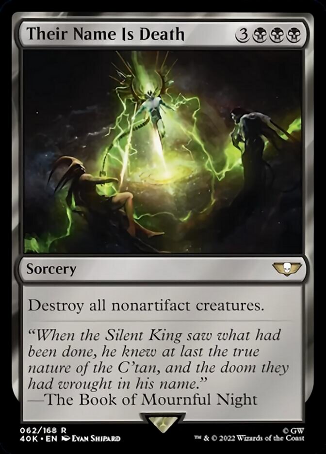 Their Name Is Death (Surge Foil) [Universes Beyond: Warhammer 40,000] | Tabernacle Games