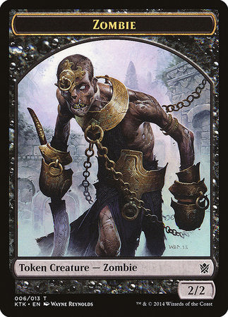 Zombie Token [Khans of Tarkir Tokens] | Tabernacle Games