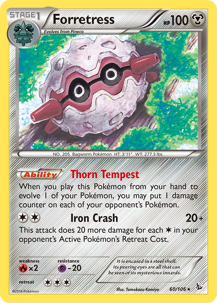 Forretress (60/106) [XY: Flashfire] | Tabernacle Games