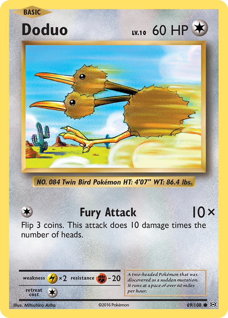 Doduo (69/108) [XY: Evolutions] | Tabernacle Games