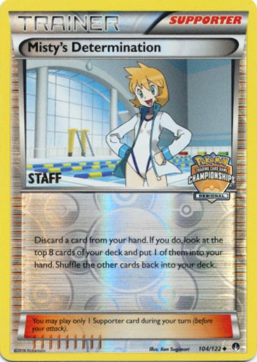 Misty's Determination (104/122) (Regional Championship Promo Staff) [XY: BREAKpoint] | Tabernacle Games