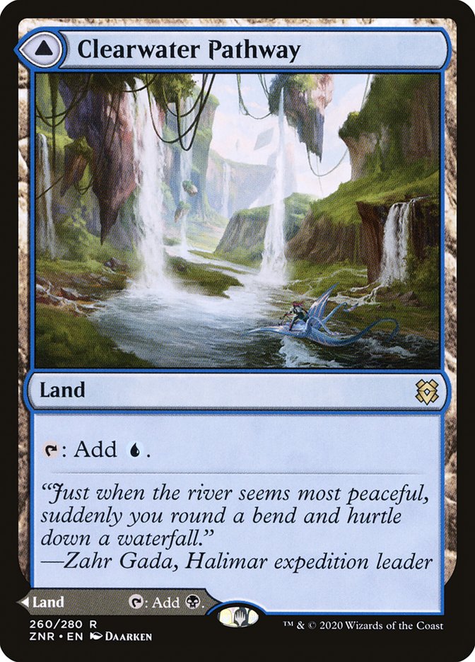 Clearwater Pathway // Murkwater Pathway [Zendikar Rising] | Tabernacle Games