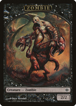 Zombie Token [Shards of Alara Tokens] | Tabernacle Games