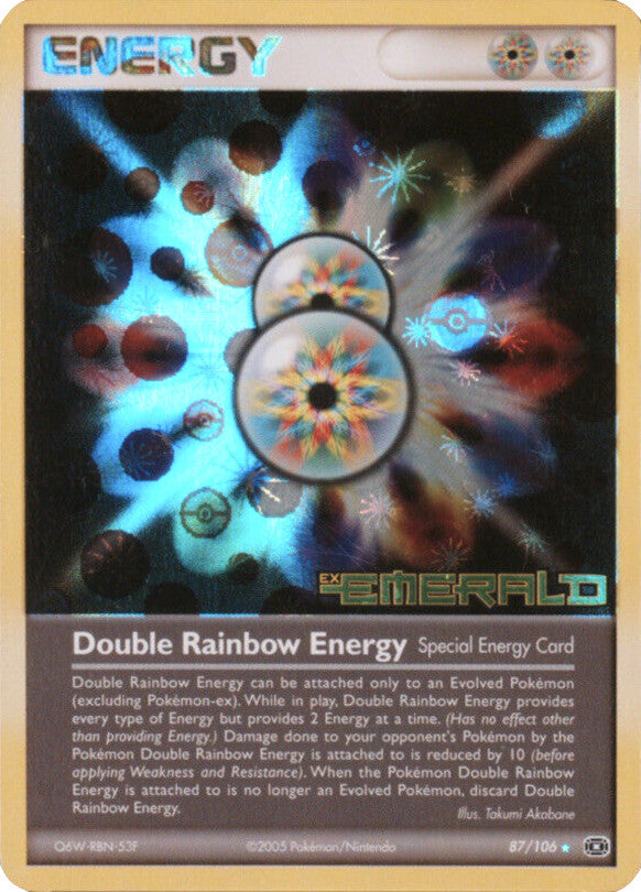 Double Rainbow Energy (87/106) (Stamped) [EX: Emerald] | Tabernacle Games