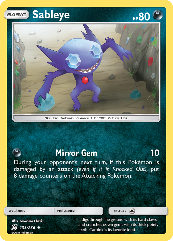 Sableye (133/236) [Sun & Moon: Unified Minds] | Tabernacle Games