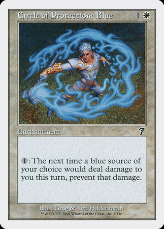 Circle of Protection: Blue [Seventh Edition] | Tabernacle Games