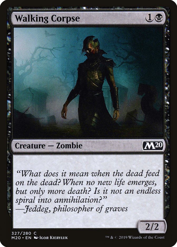 Walking Corpse [Core Set 2020] | Tabernacle Games