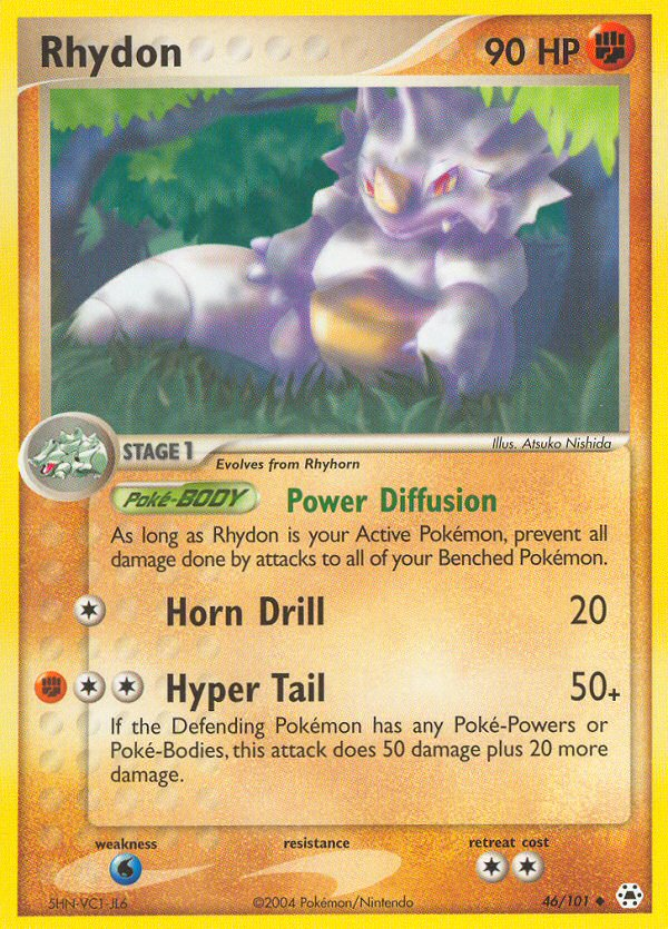 Rhydon (46/101) [EX: Hidden Legends] | Tabernacle Games