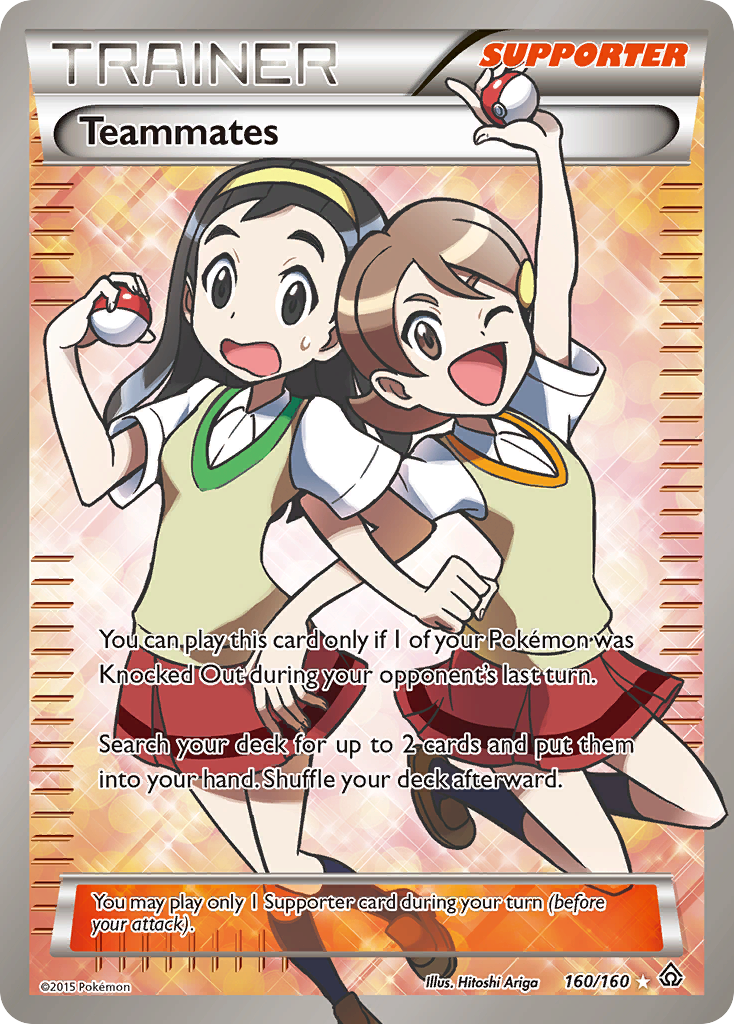 Teammates (160/160) [XY: Primal Clash] | Tabernacle Games