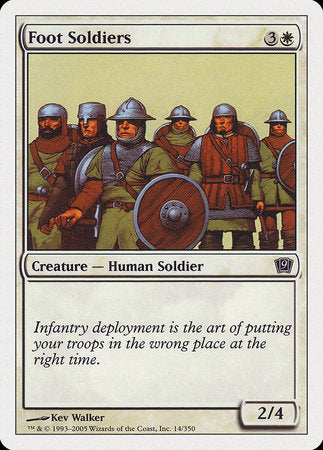 Foot Soldiers [Ninth Edition] | Tabernacle Games