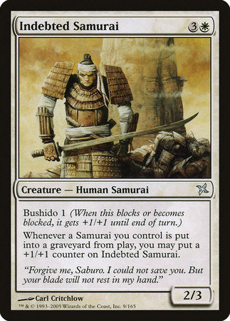 Indebted Samurai [Betrayers of Kamigawa] | Tabernacle Games