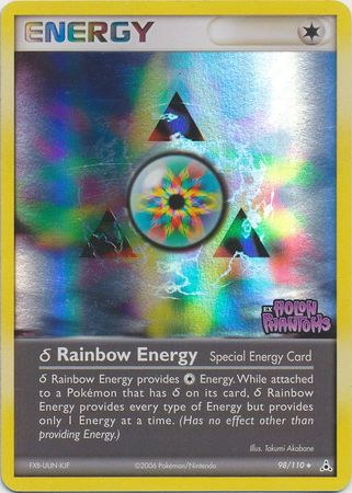 Rainbow Energy (98/110) (Delta Species) (Stamped) [EX: Holon Phantoms] | Tabernacle Games