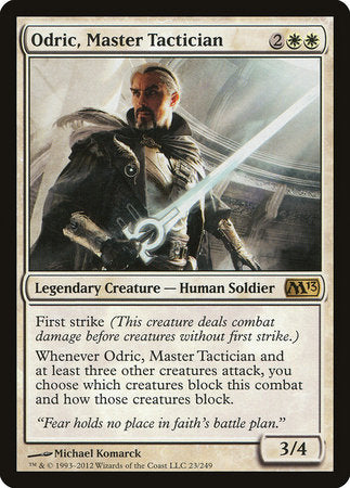 Odric, Master Tactician [Magic 2013] | Tabernacle Games