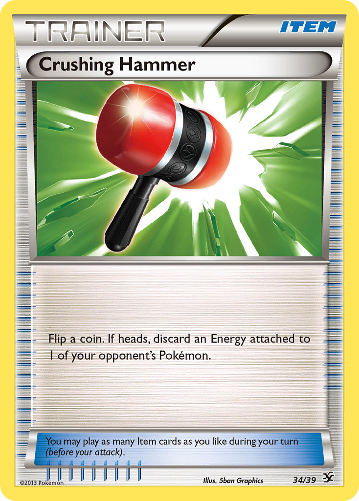 Crushing Hammer (34/39) [XY: Kalos Starter Set] | Tabernacle Games